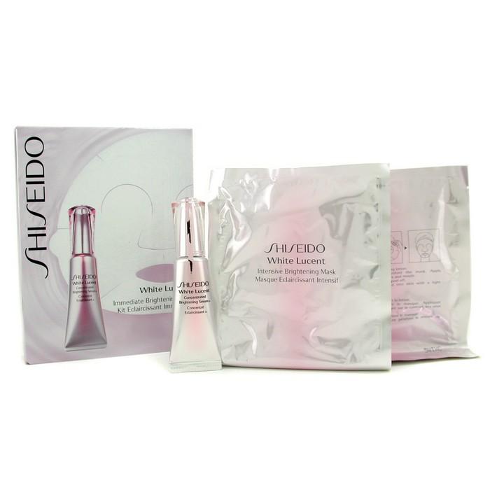 Foto Shiseido Set Blanqueador White Lucent: Serum + 3x Mascarillas 4pcs