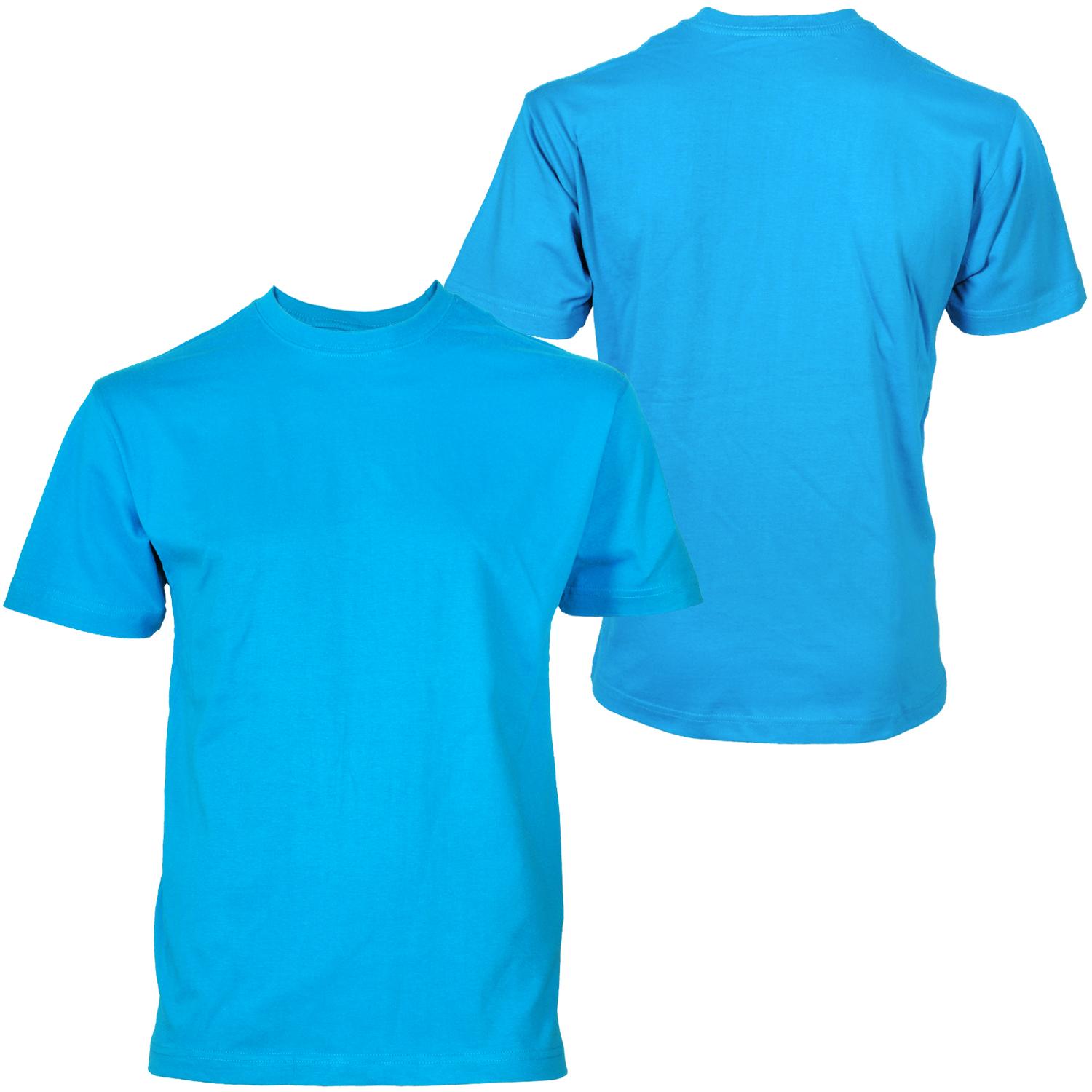 Foto Shmack Shmack Shmack Basic Blank T-shirt Hellblau Hellblau Camiset...