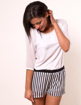 Foto Shorts rayas celop punto