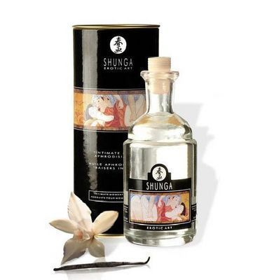Foto Shunga Aceite Afrodisiaco Besos Intimos De Vainilla Fetiche