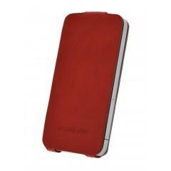 Foto Shuttle & Blautel Funda de piel con tapa en aluminio para iPhone 4/4S, color rojo Antonio Miró AMKIPR