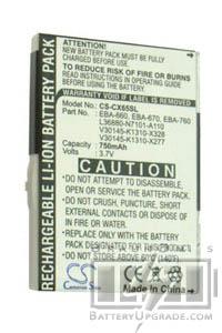 Foto Siemens S75 batería (750 mAh)