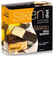 Foto Siken diet barrita coco-banana 5 unidades.