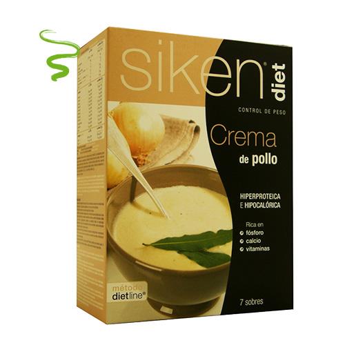 Foto Siken Diet Crema de Pollo 7 sobres