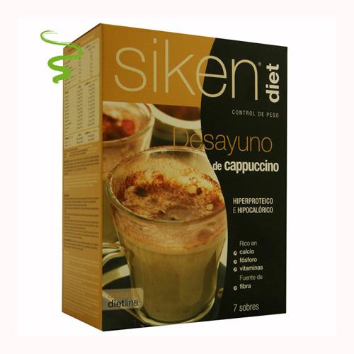 Foto Siken Diet Desayuno Capuccino 7 sobres