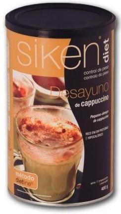 Foto Siken Diet Desayuno de Capuccino bote 400g