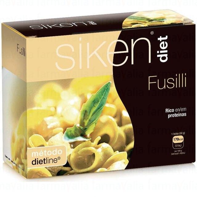 Foto Siken Diet Fusilli con Queso 2 Sobres
