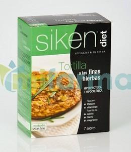 Foto Siken diet Tortilla Finas Hierbas 24,5x7sobres