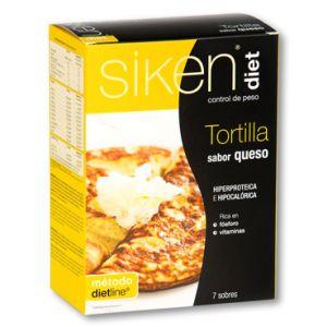 Foto Siken Diet Tortilla sabor Queso 7 Sobres
