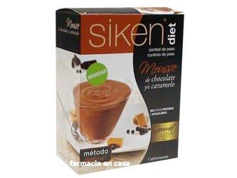 Foto Sikendiet mousse de chocolate y caramelo 7 sobres.