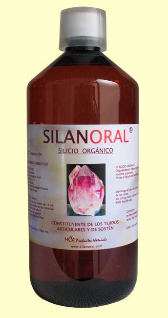 Foto Silanoral Silicio Orgánico - Sabor Manzana - MCA Productos Naturales - 1 litro