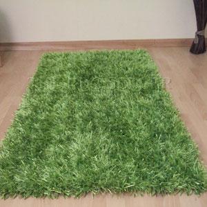 Foto Silky Sparkle Rugs In Lime Green