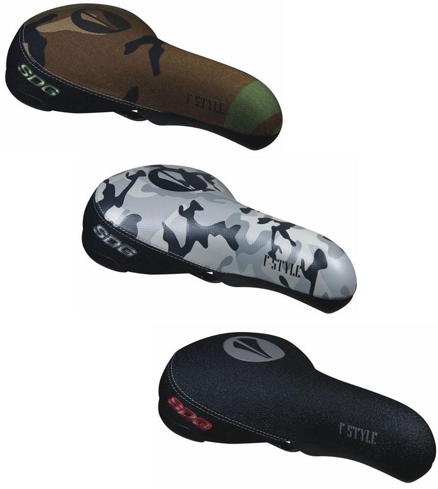 Foto Sillín de BMX SDG - F-Style - Black/Black | Sillines BMX