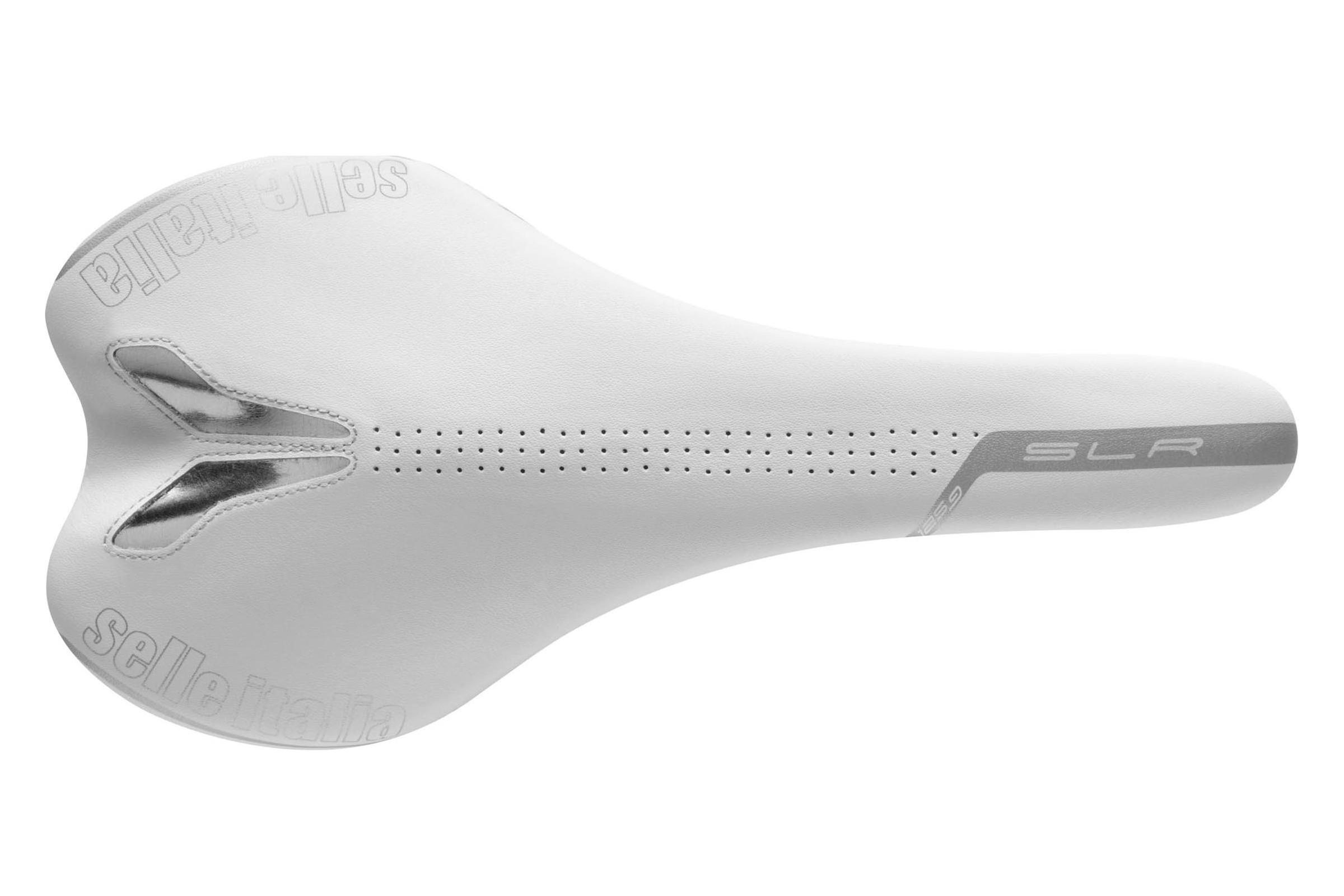 Foto Sillín MTB Selle Italia SLR Titanium blanco para hombre