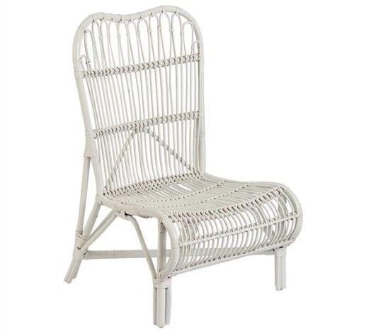 Foto Sillón de mimbre sin brazos