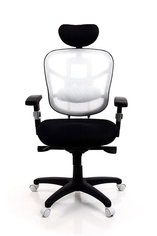 Foto Sillón de oficina ergonomico blanco y negro UP TO YOU