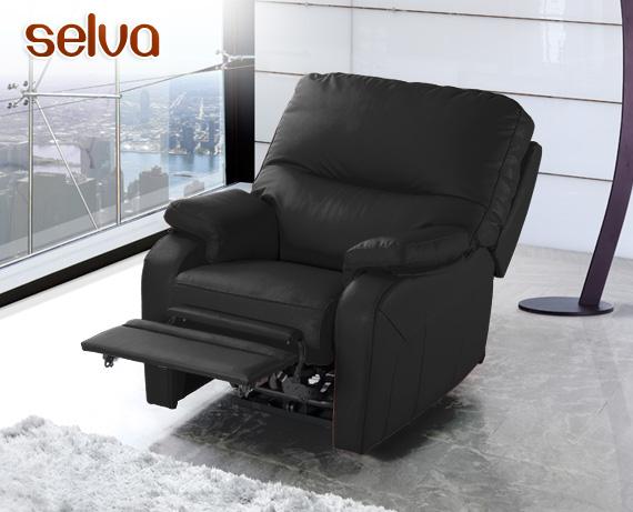 Foto Sillón relax de piel Selva de HOME - Sillón relax Sin contrastar Piel