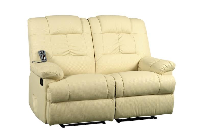 Foto sillón sofá masaje relax mod. venecia de 2 plazas beige