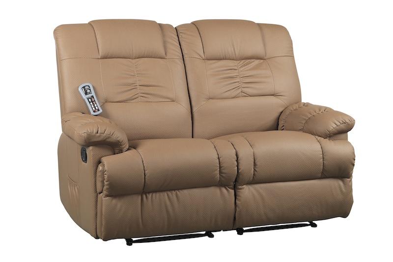 Foto sillón sofá masaje relax mod.venecia de 2 plazas marrón