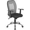 Foto Silla alessandro baggio abs53-bk tapizada en negro con malla ...