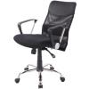 Foto Silla alessandro baggio abs54-bk tapizada en negro con malla ...