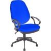 Foto Silla alessandro baggio abs59-bk tapizada en azul con malla ...