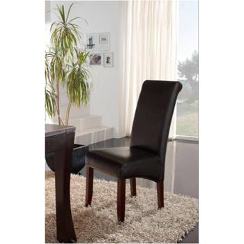 Foto Silla Comedor Polipiel Chocolate