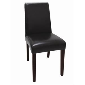 Foto Silla de comedor símil piel Bolero - juego de 2 Color negro. Caja de 2.