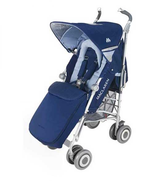 Foto Silla de paseo maclaren techno xlr medieval navy - soft blue