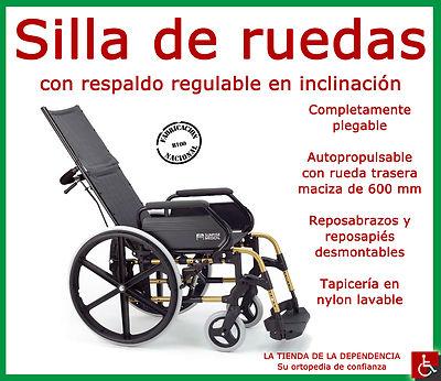 Foto Silla De Ruedas Sunrise Medical. Respaldo Reclinable. Acero. Breezy 121