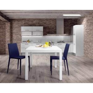 Foto Silla DERBY de tejido de PVC gris (pack de 4)
