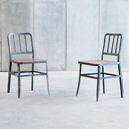 Foto Silla Metal - Piel