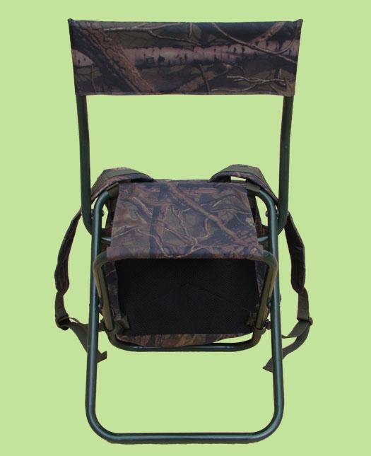 Foto Silla-mochila caza camo con respaldo