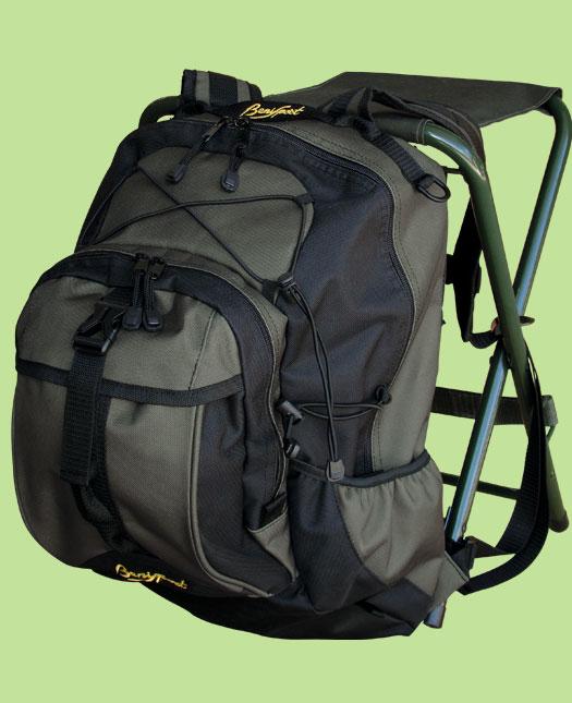 Foto Silla-mochila caza verde oscuro