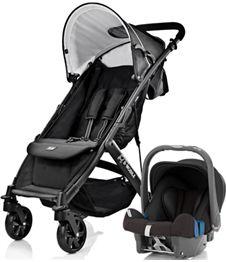 Foto Silla paseo britax pack bx b-mobile black+römer b.safe jet 2000003711