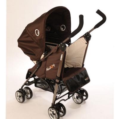 Foto Silla paseo Njoy Up Rever Chocolate chasis silver