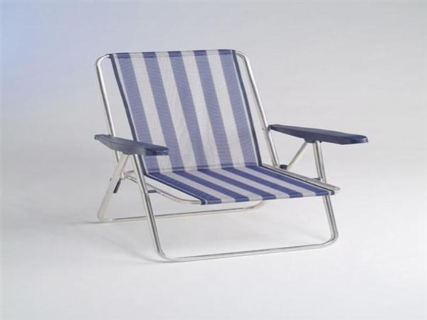 Foto Silla playa aluminio 5 posiciones 367alf/0026