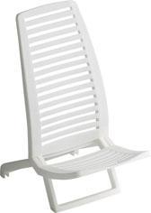 Foto Silla playa propileno blanco 600-0021