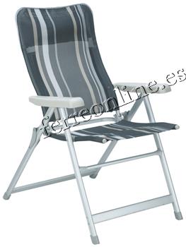 Foto Silla Plegable de Aluminio. 47X43X49110Cm