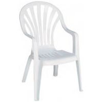 Foto silla respaldo alto resina