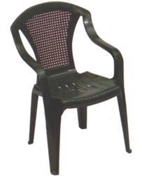 Foto silla respaldo bajo resina verde