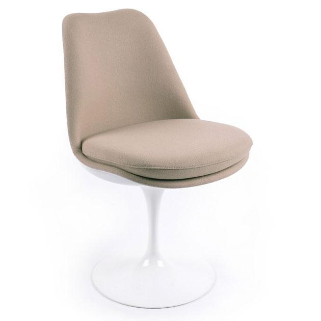 Foto Silla Tulip Blanco Tapizado
