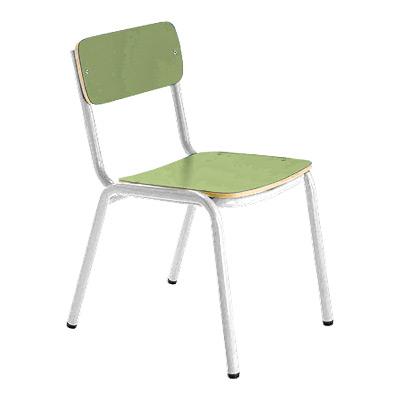 Foto Silla verde escolar Tagar altura 32 cm