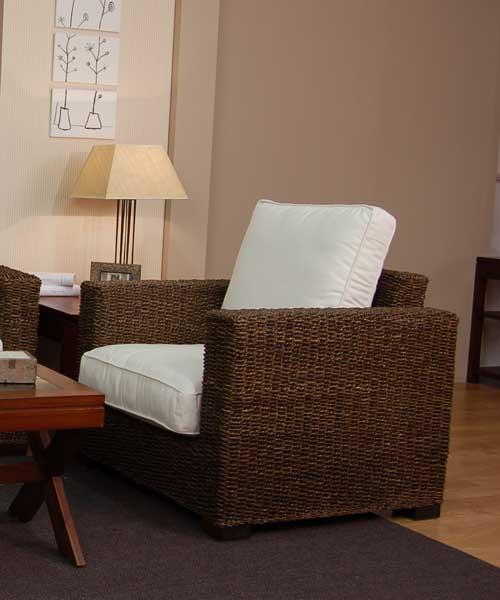 Foto Sillon 1 Plaza Abaca Cubic Con Cojin
