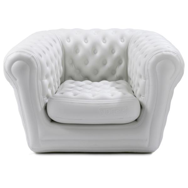 Foto Sillon blofield inflable uni-plaza blanco piedra