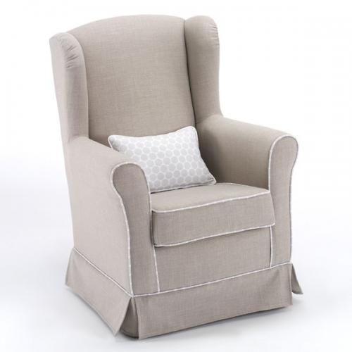 Foto Sillon de lactancia natale ambiente deluxe gris + cojin roa