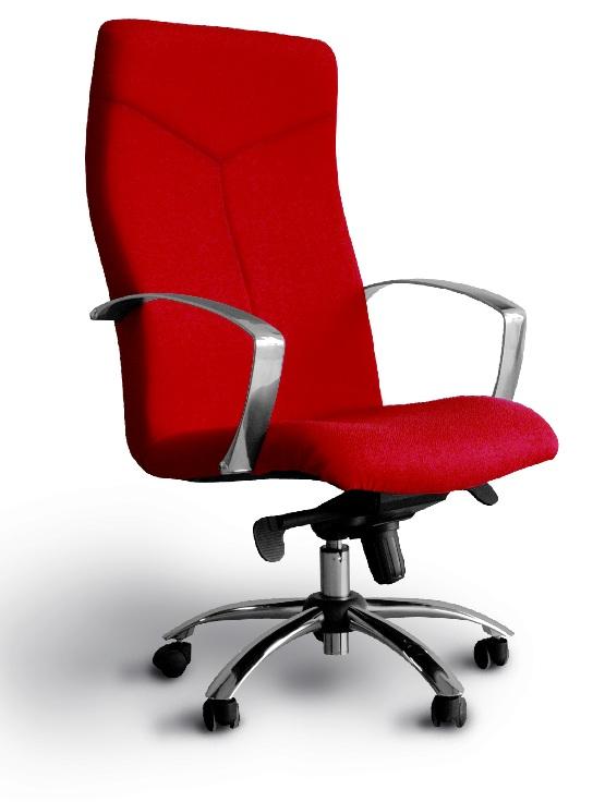 Foto Sillon direccion Caudete tapizado rojo