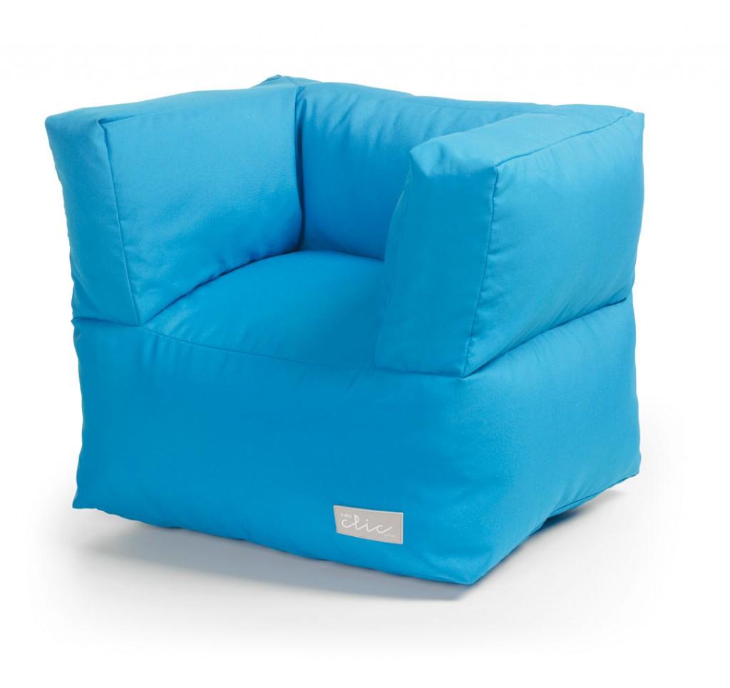 Foto Sillon Puf Baby Clic Azul