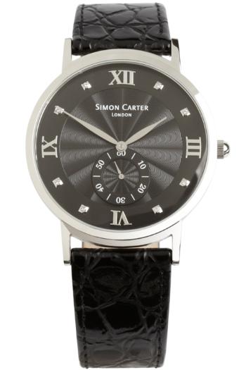 Foto Simon Carter Gents Leather Strap Watch WT2203BK