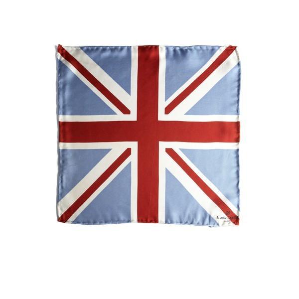Foto Simon Carter Union Jack Pocket Square Handkerchief - Blue